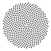 Illustration of Vogel's model for n=1..500 .