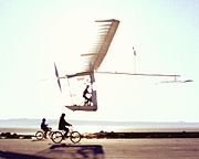 Gossamer Albatross, a human-powered aircraft