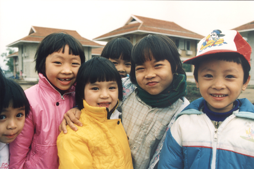 Group of Children in SOS Children Vietnam