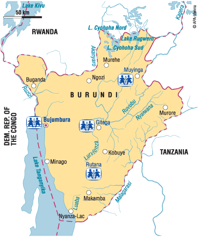 Sponsorship sites in Burundi