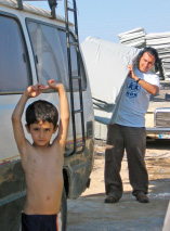 Mattresses being distributed as part of the SOs Emergency Programme, Lebanon