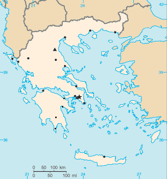 Map of Greece