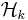 {\mathcal H}_k