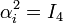 \alpha_i^2=I_4