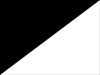 Black and white flag