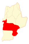 Location of the commune of Antofagasta in Antofagasta Region