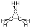 Cyclopropane - displayed formula