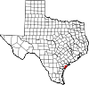 Aransas County map