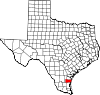 Kleberg County map