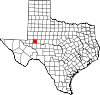 Midland County map