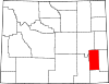 State map highlighting Platte County