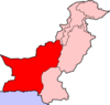 Map of Pakistan with Balochistan highlighted.