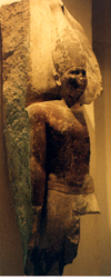 Statue of Sneferu, on display at the Egyptian Museum, Cairo.