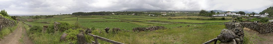 Panoramic view near Sao Mateus, Terceira, June 2004