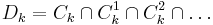 D_k=C_k\cap C^1_k\cap C^2_k\cap \dots