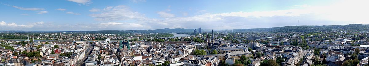 View over downtown Bonn