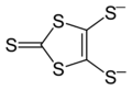 Skeletal formula of the dmit dianion