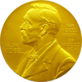 Front side (obverse) of the Nobel Prize® Medal for Physics presented to Edward Victor Appleton in 1947; photograph: David Monniaux, Appleton Tower, University of Edinburgh, 2005 This content has an uncertain copyright status and is pending deletion. You can comment on its removal.