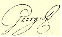 George III of the United Kingdom's signature