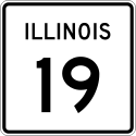 Ilinois Route Marker