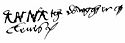 Anne of Cleves's signature