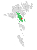 Location in Faroe Islands