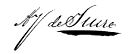 Antonio José de Sucre's signature