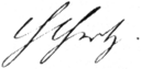 Heinrich Rudolf Hertz's signature