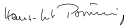 Hans-Gert Pöttering's signature