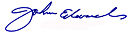 John Edwards's signature