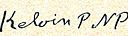 Lord Kelvin's signature