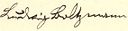 Ludwig Boltzmann's signature