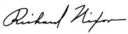 Richard Nixon's signature