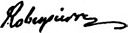 Maximilien Robespierre's signature