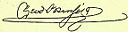 Eleftherios Venizelos's signature