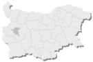 Position of Sofia in Bulgaria