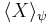 \langle X \rangle_\psi