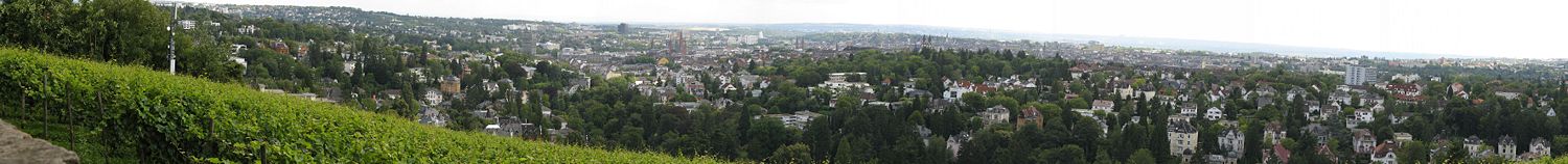 Panorama of Wiesbaden as seen from the Neroberg