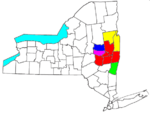 Map of the Albany-Schenectady-Amsterdam CSA