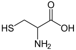 Cystein - Cysteine.svg