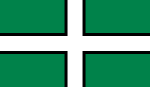 St Petroc's flag of Devon