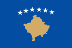 The flags of Bosnia & Herzegovina and Kosovo have references to the European flag