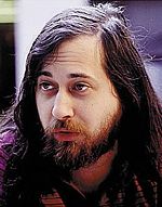 Richard Stallman, left, founder of the GNU project, and Linus Torvalds, right, creator of the Linux kernel