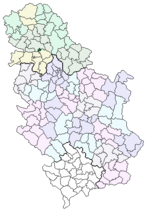 Location of Sremski Karlovci within Serbia