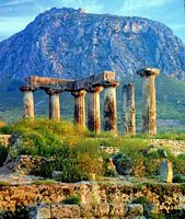 The Temple of Apollo in Ancient Corinth