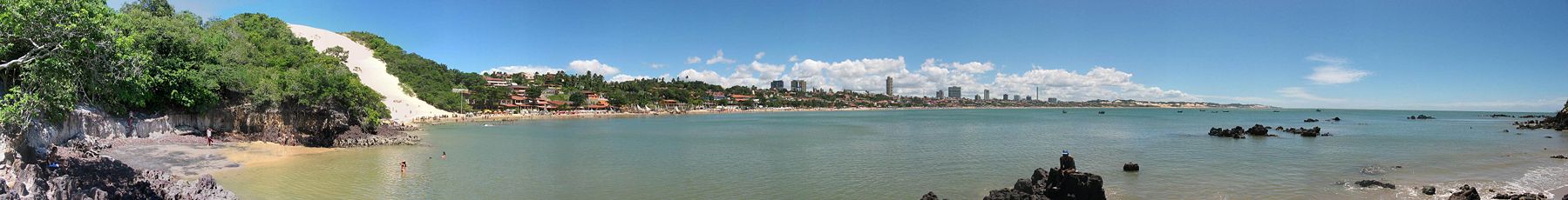 Morro do Careca (Bald Hill), Ponta Negra beach and neighborhood Ponta Negra.