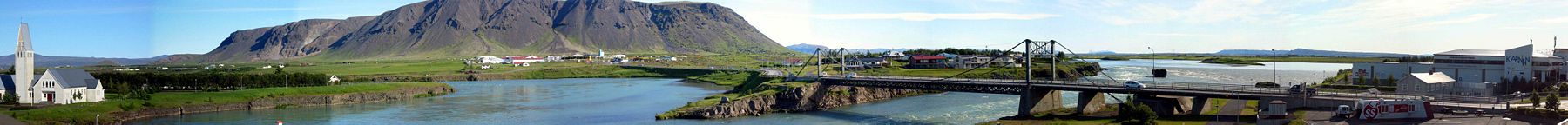 A panorama of Selfoss