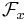 \mathcal{F}_x