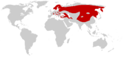 Eurasian lynx range