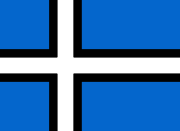 Proposed Estonian flag featuring a Nordic cross